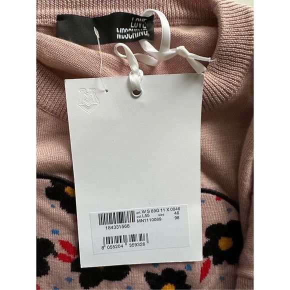 LOVE MOSCHINO Intarsia-knit wool-blend sweater - Picture 10 of 10